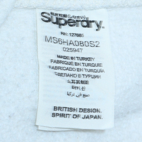 Superdry Men's Grey L Vintage Orange Label Crew Neck Sweatshirt