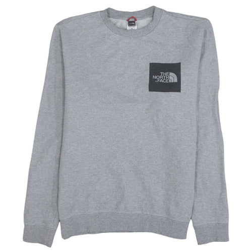 The North Face Men's Grey Crew Neck Pullover Sweatshirt M