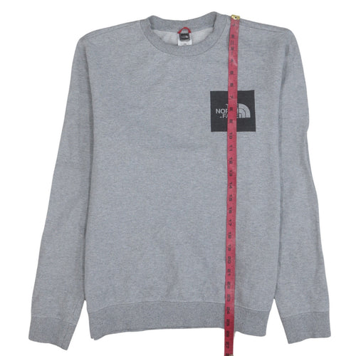 The North Face Men's Grey Crew Neck Pullover Sweatshirt M