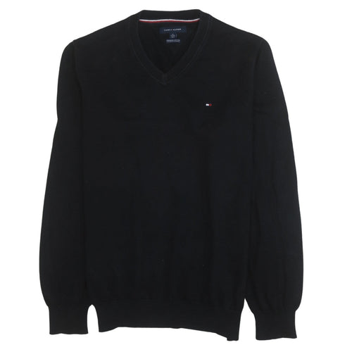 Tommy Hilfiger Men’s Black V-Neck Cotton Pullover Sweater XL
