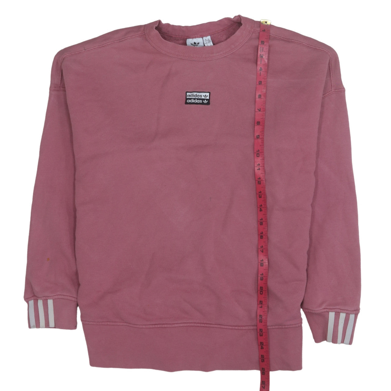 Adidas Womens Pink Crew Neck Long Sleeve Sweatshirt UK 14
