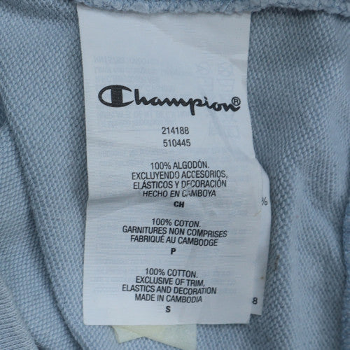 Champion Men's Blue Small Pullover Sweatshirt with Logo