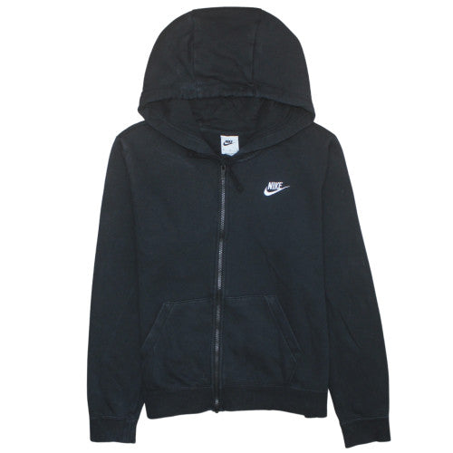 Nike Men's Black Full Zip Hoodie Size M Regular Fit Fleece