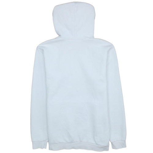Adidas Men's White Pullover Hoodie L Regular Fit Fleece Sweatshirt