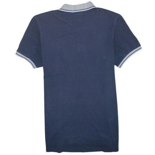 Adidas Men's Navy Blue Short Sleeve Polo Shirt Size M Cotton