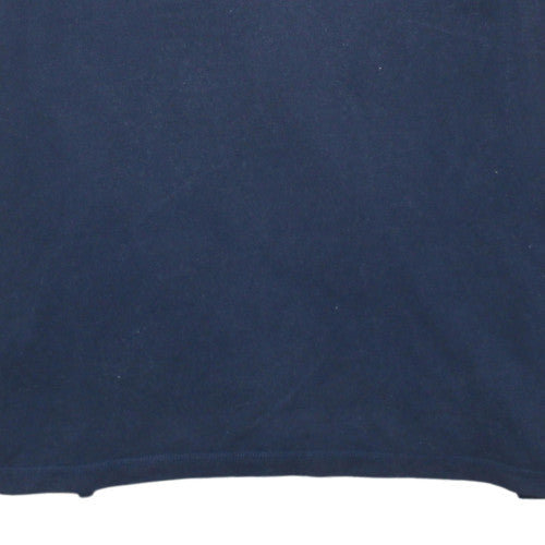 Adidas Men's Navy Blue Short Sleeve Polo Shirt Size M Cotton