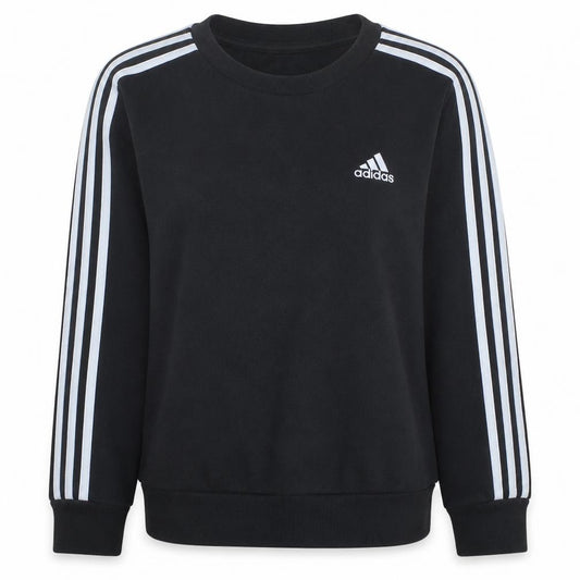 Adidas Women's Black Long Sleeve Crew Neck Pullover Sweatshirt S