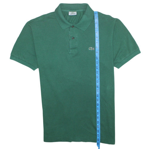 Lacoste Men's Green Short Sleeve Cotton Polo Shirt Size M