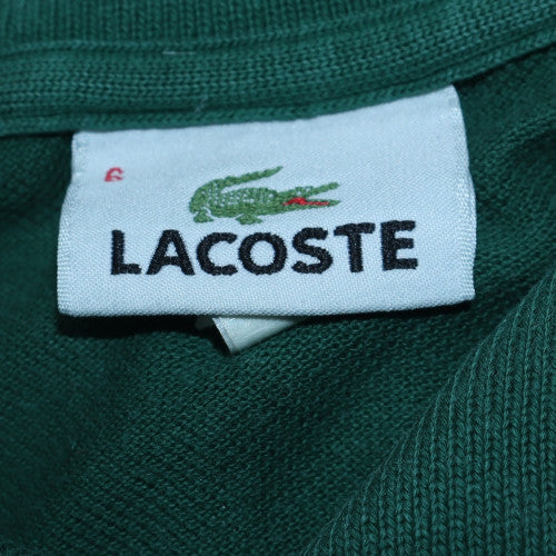 Lacoste Men's Green Short Sleeve Cotton Polo Shirt Size M