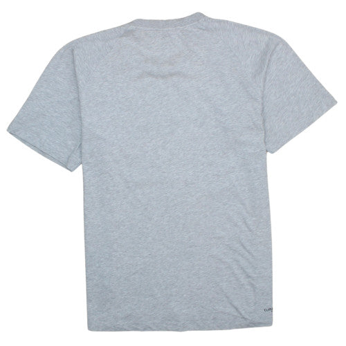 Adidas Men's Grey Short Sleeve Crew Neck Sports T-Shirt Size M