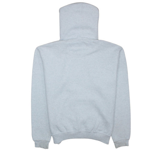 Champion Men’s Grey Pullover Hoodie Size L Fleece Logo Sportswear