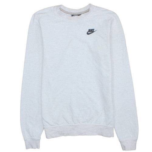 Nike Men's White XS Pullover Crew Neck Sweatshirt