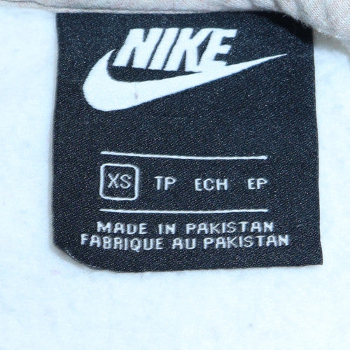 Nike Men's White XS Pullover Crew Neck Sweatshirt