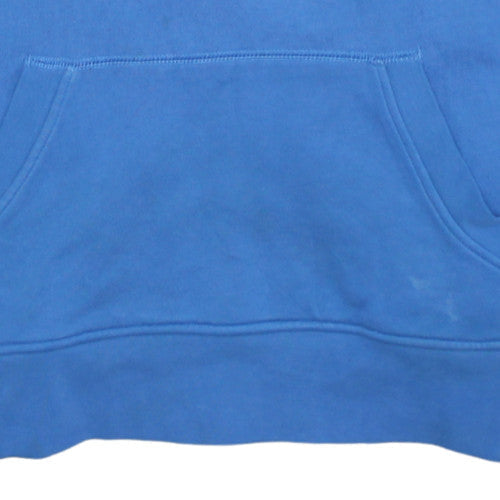 Canterbury Men's Blue Pullover Hoodie Size S Logo Sports Sweatshirt