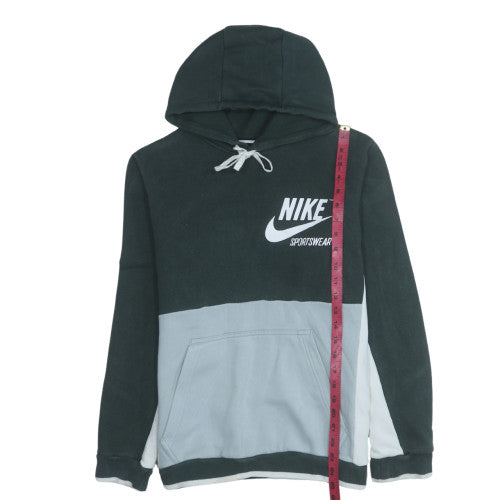 Nike Mens Black Grey Pullover Hoodie M Sportswear Fleece