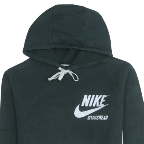 Nike Mens Black Grey Pullover Hoodie M Sportswear Fleece