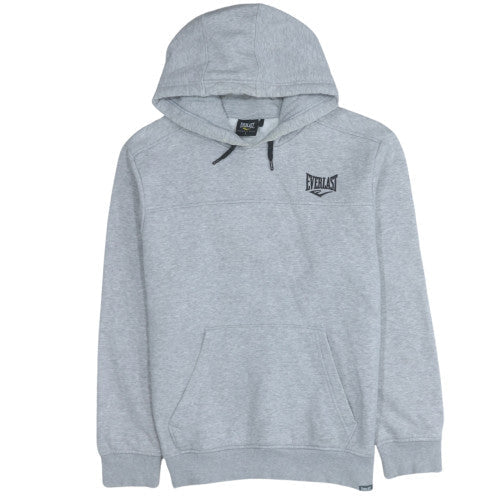 Everlast Men's Grey Pullover Hoodie L Fleece Regular Fit Sports