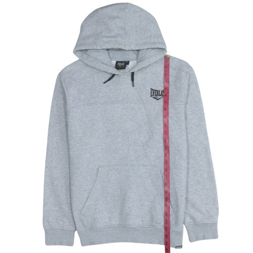 Everlast Men's Grey Pullover Hoodie L Fleece Regular Fit Sports
