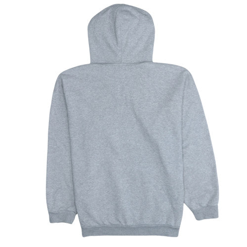 Adidas Men Grey XL Pullover Hoodie with Logo Graphic Print