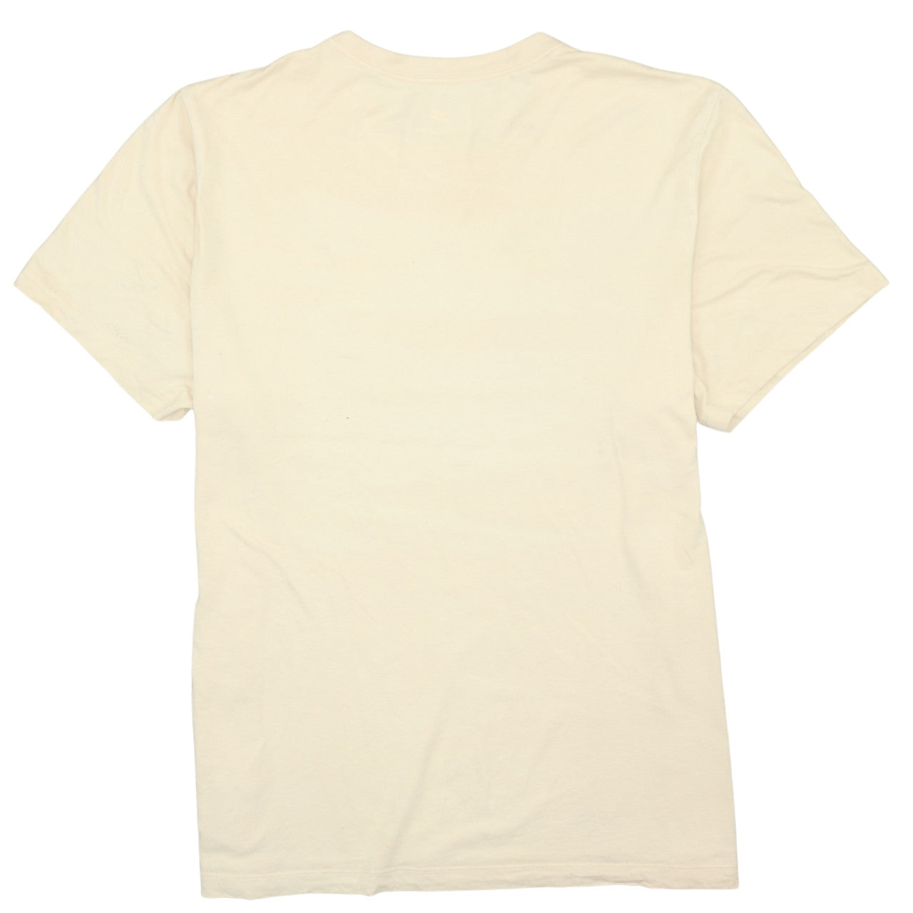 Nike Women's Beige Floral Logo XL Basic Cotton T-Shirt