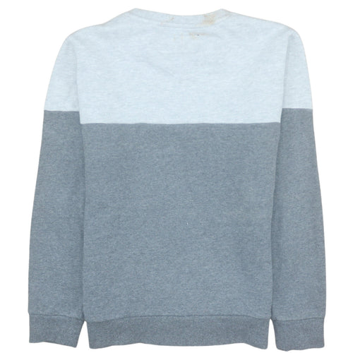 Diesel Teens Grey Pullover Sweatshirt Logo Crew Neck Size 14 Slim