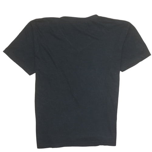 Kappa Men's Black XL V-Neck Cotton Short Sleeve T-Shirt