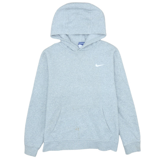 Nike Womens Grey Pullover Hoodie Sweatshirt Size M Cotton Blend