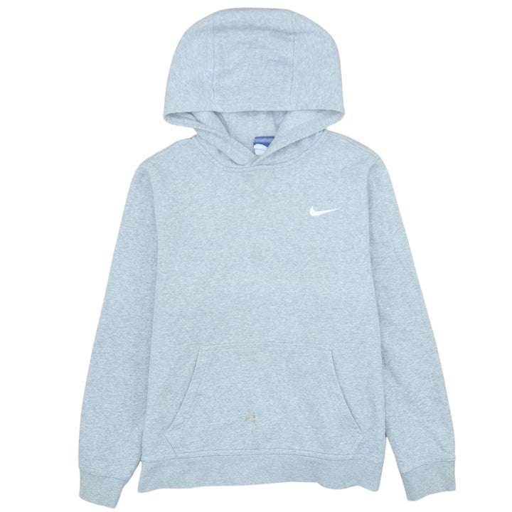Nike Womens Grey Pullover Hoodie Sweatshirt Size M Cotton Blend