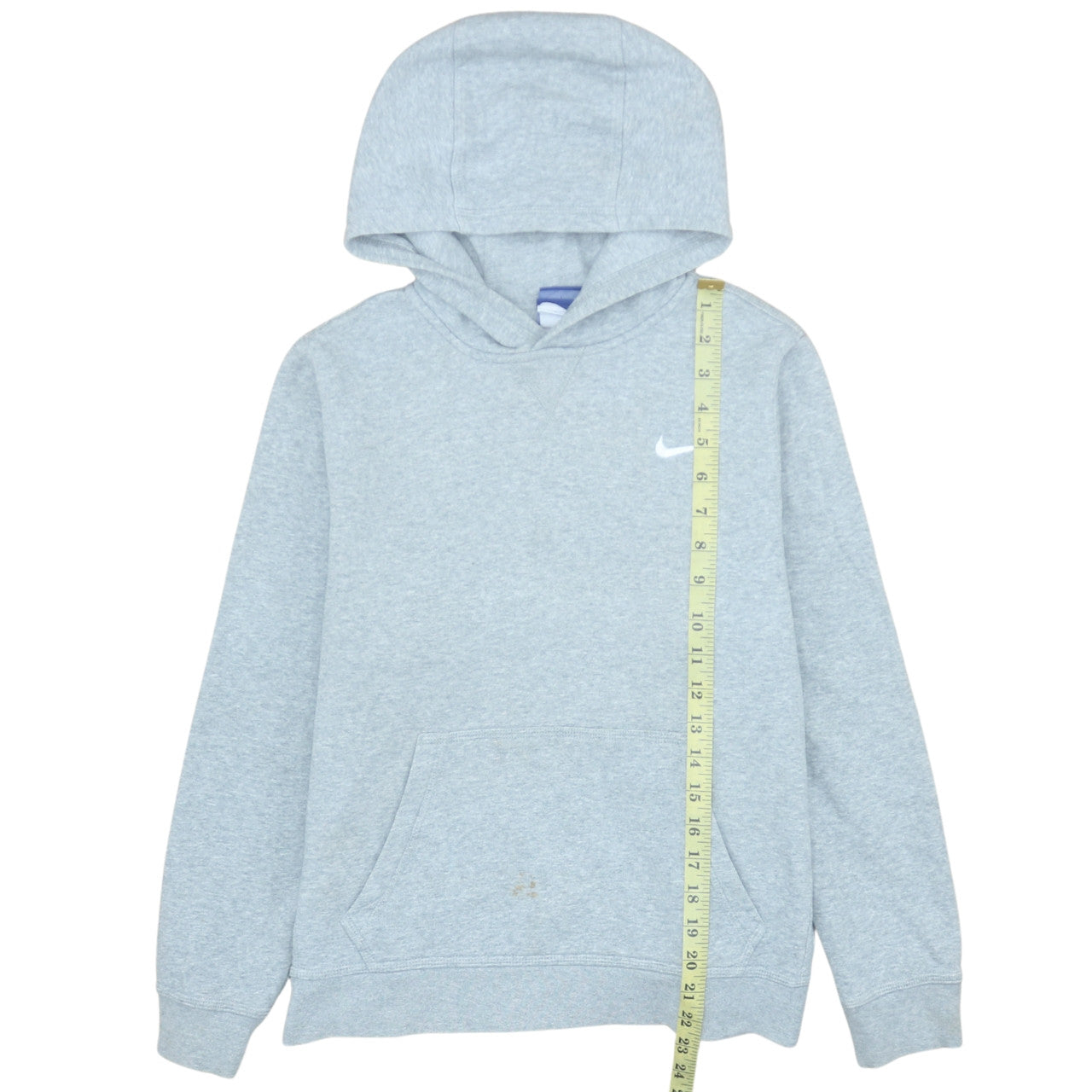 Nike Womens Grey Pullover Hoodie Sweatshirt Size M Cotton Blend