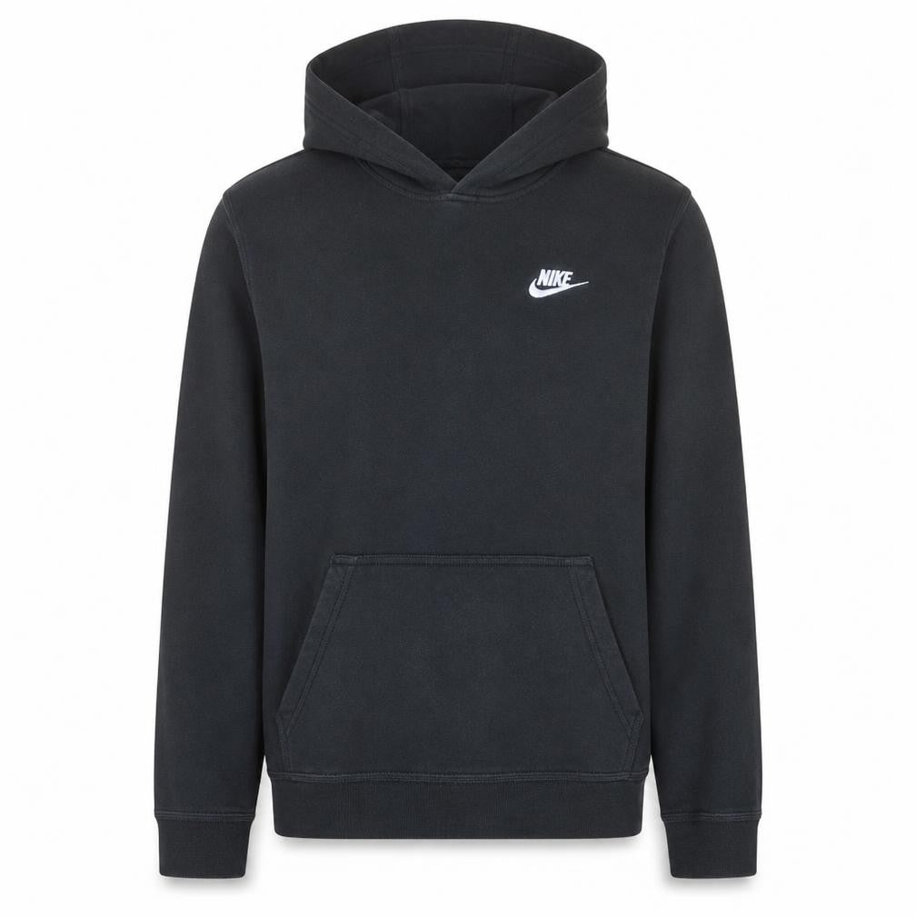 Nike Teens Black Pullover Hoodie XL Fleece Logo Sportswear