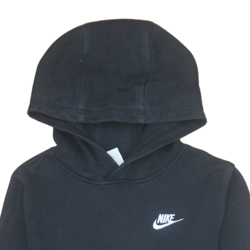 Nike Teens Black Pullover Hoodie XL Fleece Logo Sportswear