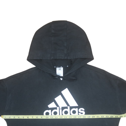 Adidas Men's Black Pullover Hoodie Size M Logo Sportswear