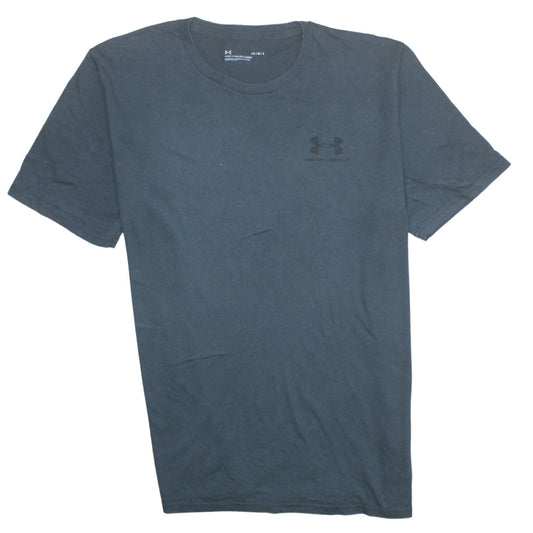 Under Armour Men's Black L Relaxed Fit Crew Neck T-Shirt