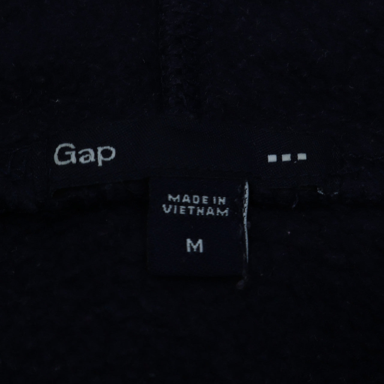 GAP Women Navy Blue Pullover Hoodie Medium Cotton Blend