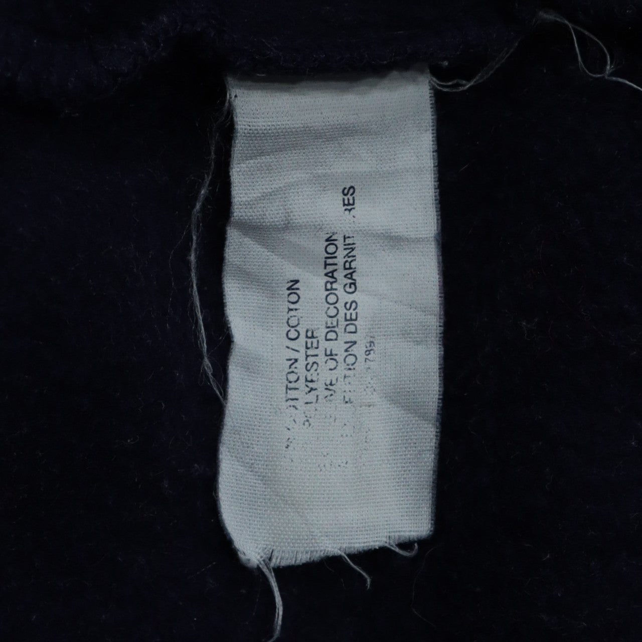 GAP Women Navy Blue Pullover Hoodie Medium Cotton Blend