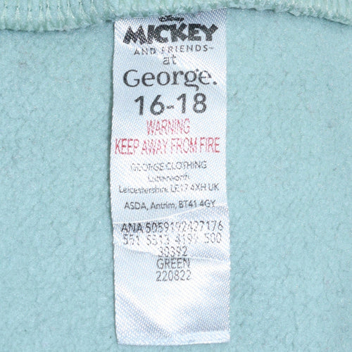 George Women Green Minnie Mouse Graphic Pullover Sweatshirt Size 16-18