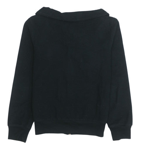 Puma Womens Black XS Full Zip Sweatshirt with Gold Logo