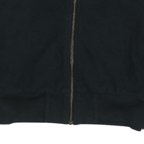 Puma Womens Black XS Full Zip Sweatshirt with Gold Logo
