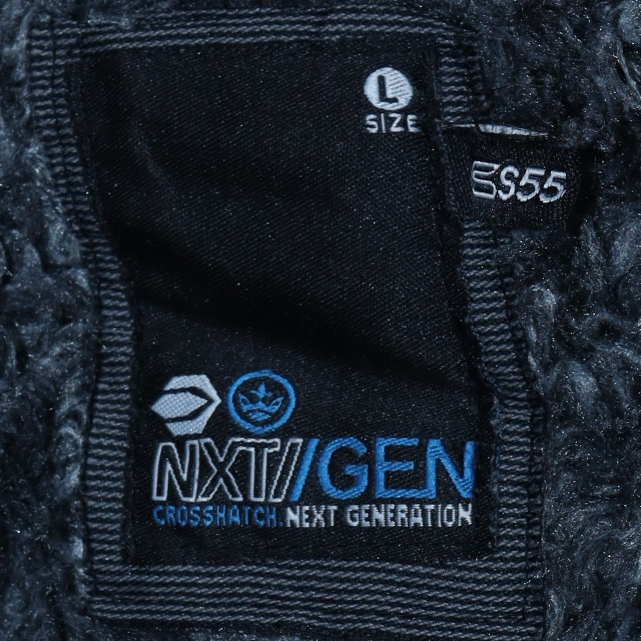 Crosshatch Men's White Full Zip Logo Hoodie Size L