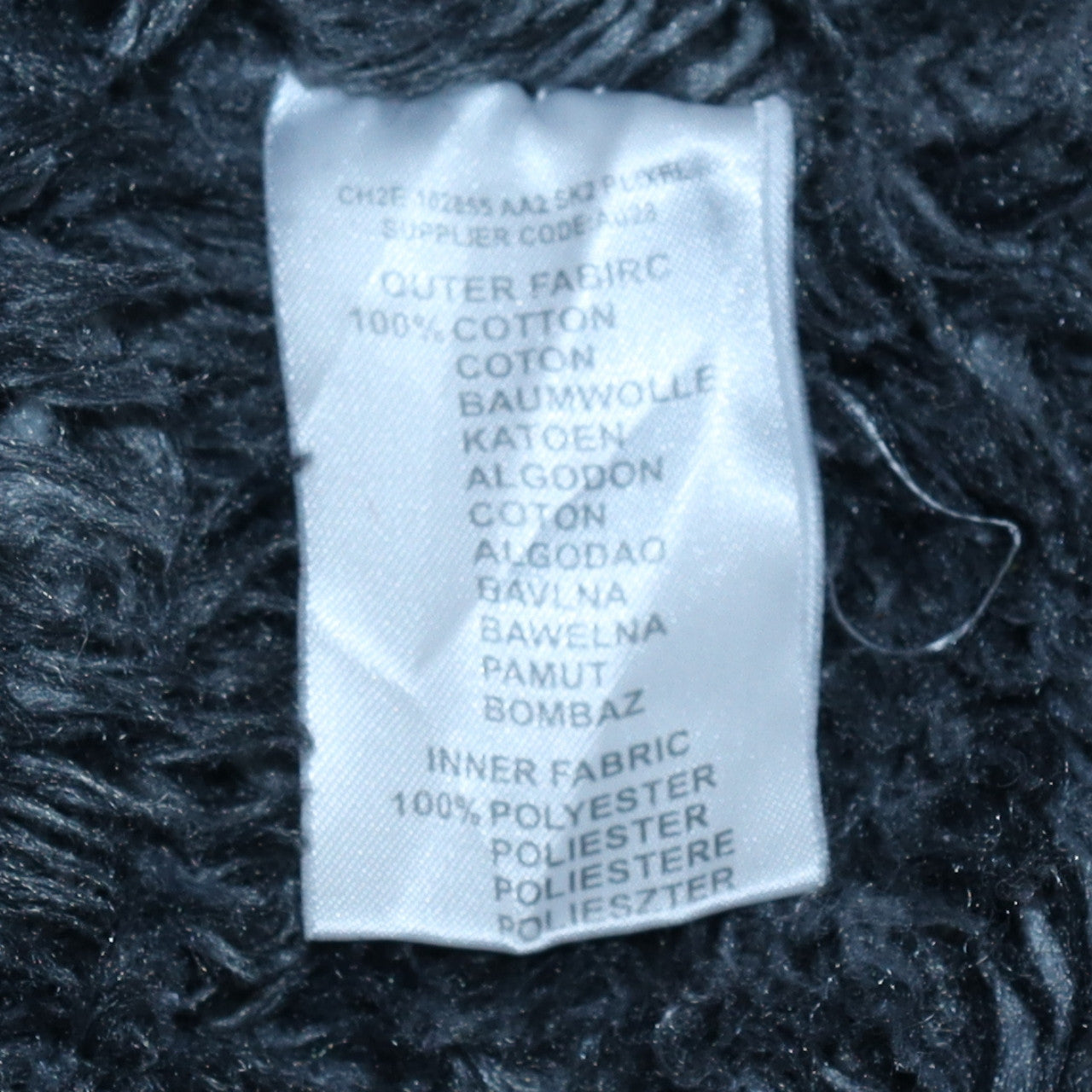 Crosshatch Men's White Full Zip Logo Hoodie Size L