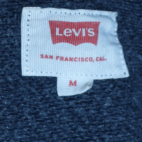 Levi's Men's Blue Crew Neck Cotton Sweatshirt Size M