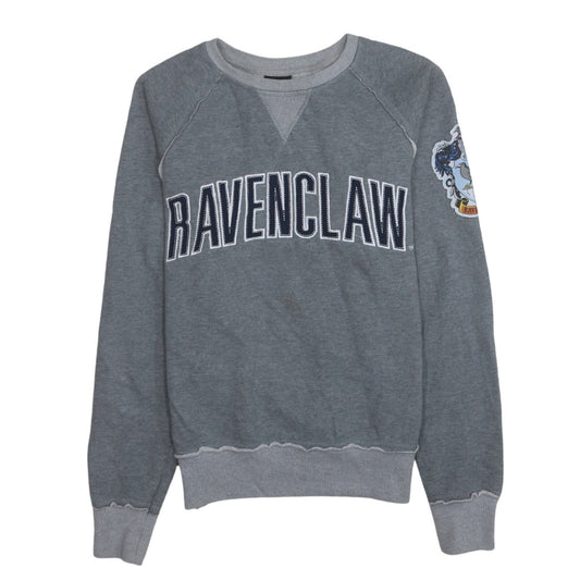 Harry Potter Ravenclaw Grey Womens Sweatshirt Size M Hogwarts Crew Neck