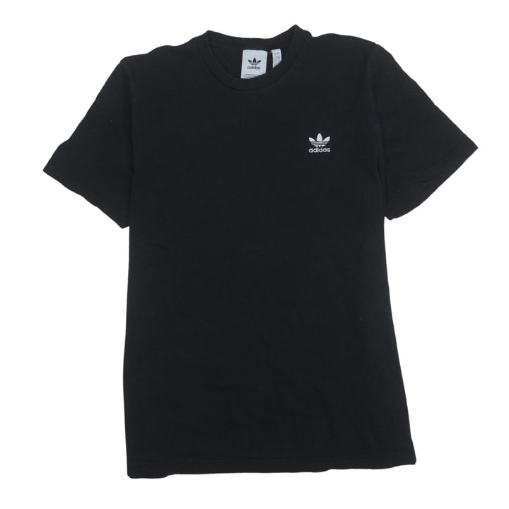 Adidas Men's Black Regular Fit Cotton Sports T-Shirt Size L
