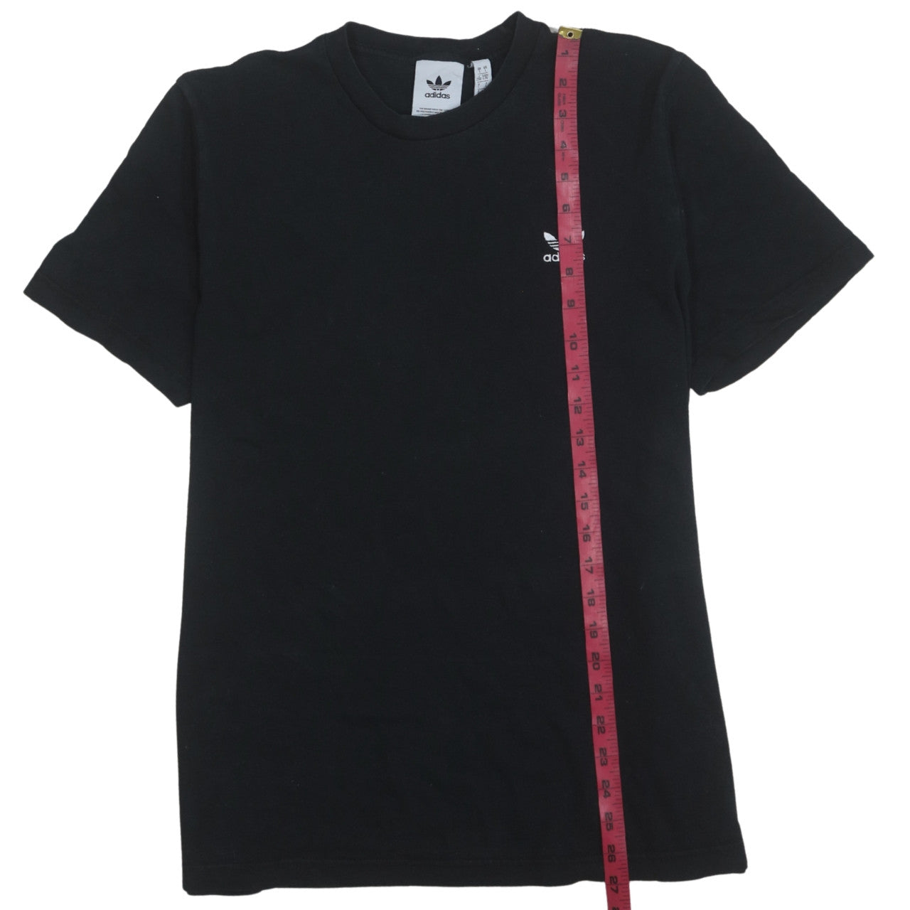 Adidas Men's Black Regular Fit Cotton Sports T-Shirt Size L