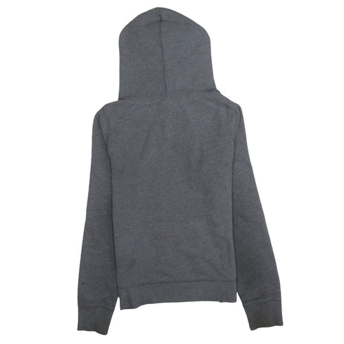 Hollister Women’s Grey Pullover Hoodie Medium Hooded Classic Fit