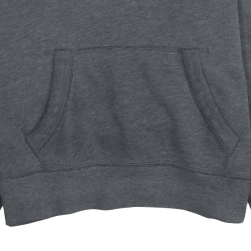 Hollister Women’s Grey Pullover Hoodie Medium Hooded Classic Fit