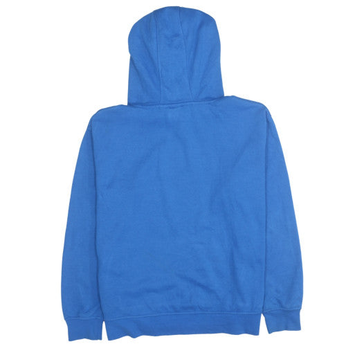 Disney Women Blue Hoodie Stitch Graphic Pullover M 12/14
