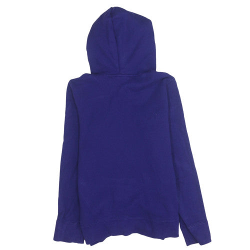 Adidas Women’s Purple Pullover Hoodie Size 10 Cotton Blend Logo Design
