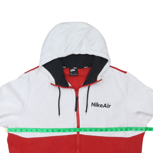 Nike Air Men's Red Full Zip Hoodie XL Hooded Sweatshirt