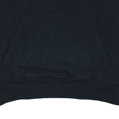 Under Armour Mens Black XL Pullover Hoodie Loose Fit Cotton Blend